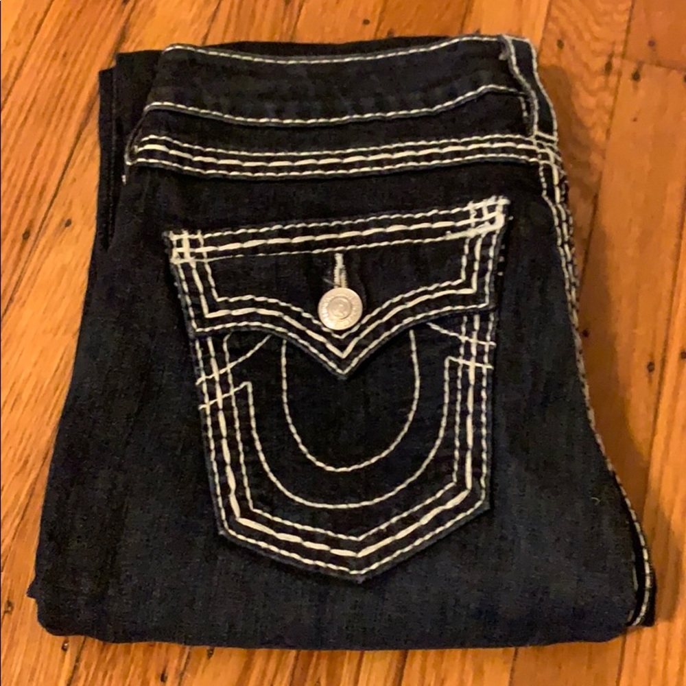 Dark Wash True Religion Skinny Jeans